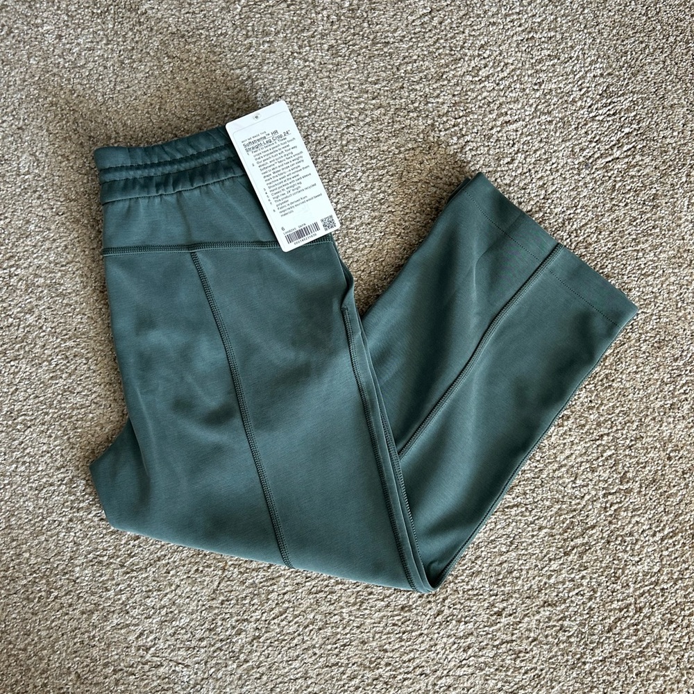 Sage green softstreme crops